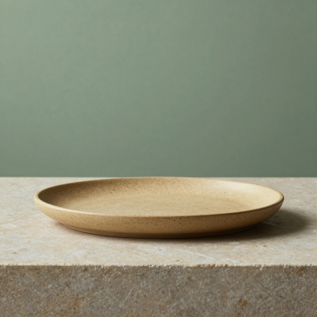 Sandstone Ceramic Rolling Tray