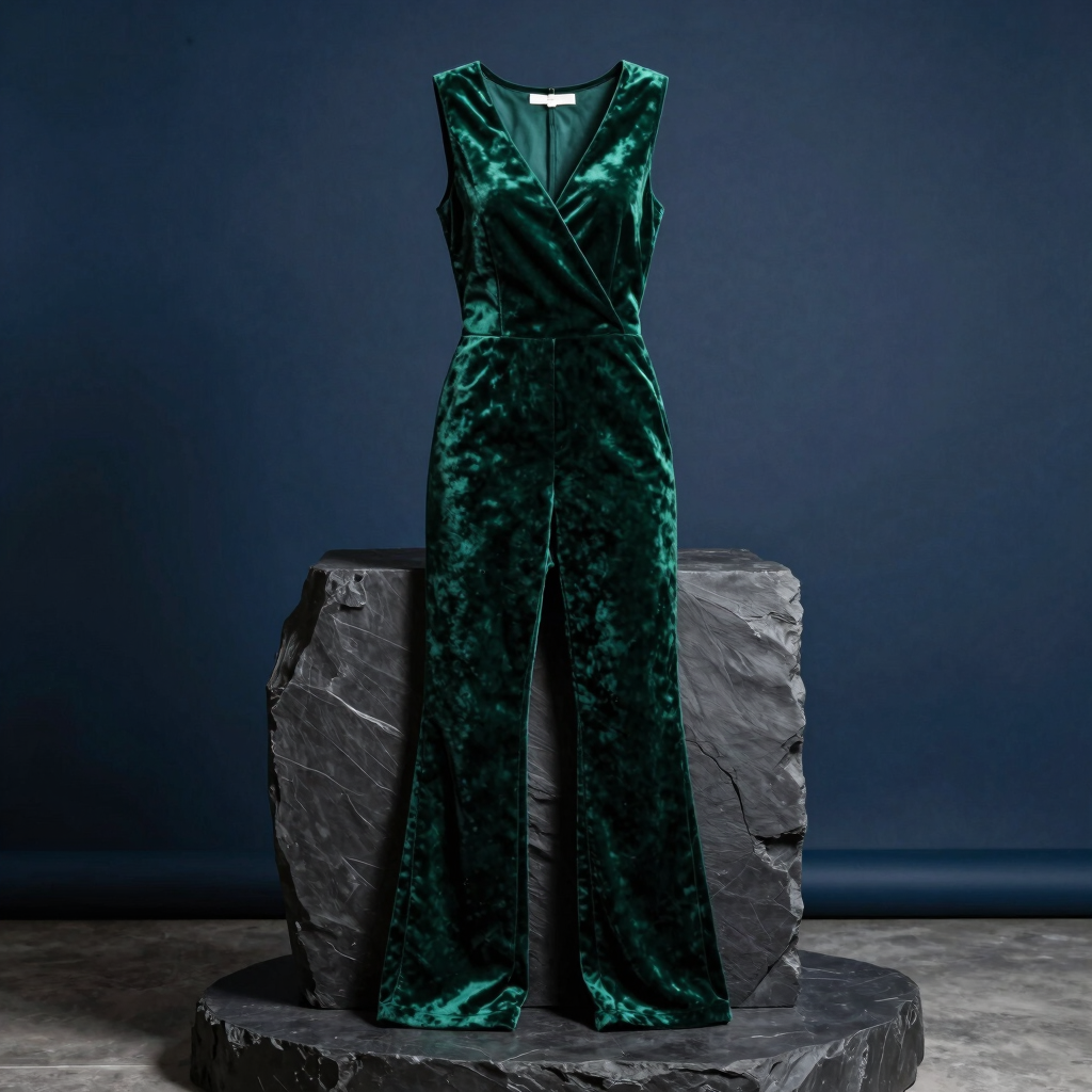 The Sovereign Velvet Jumpsuit