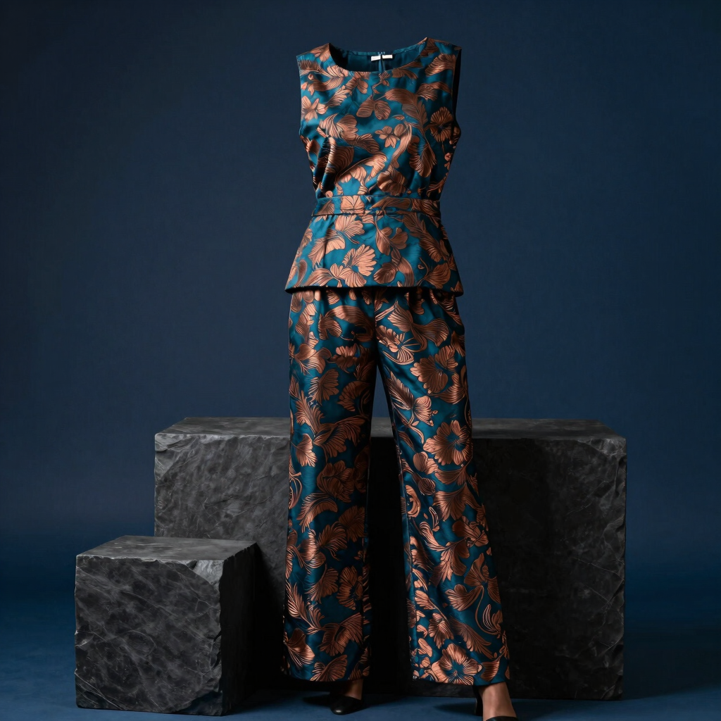Renaissance Jacquard Two-Piece Set