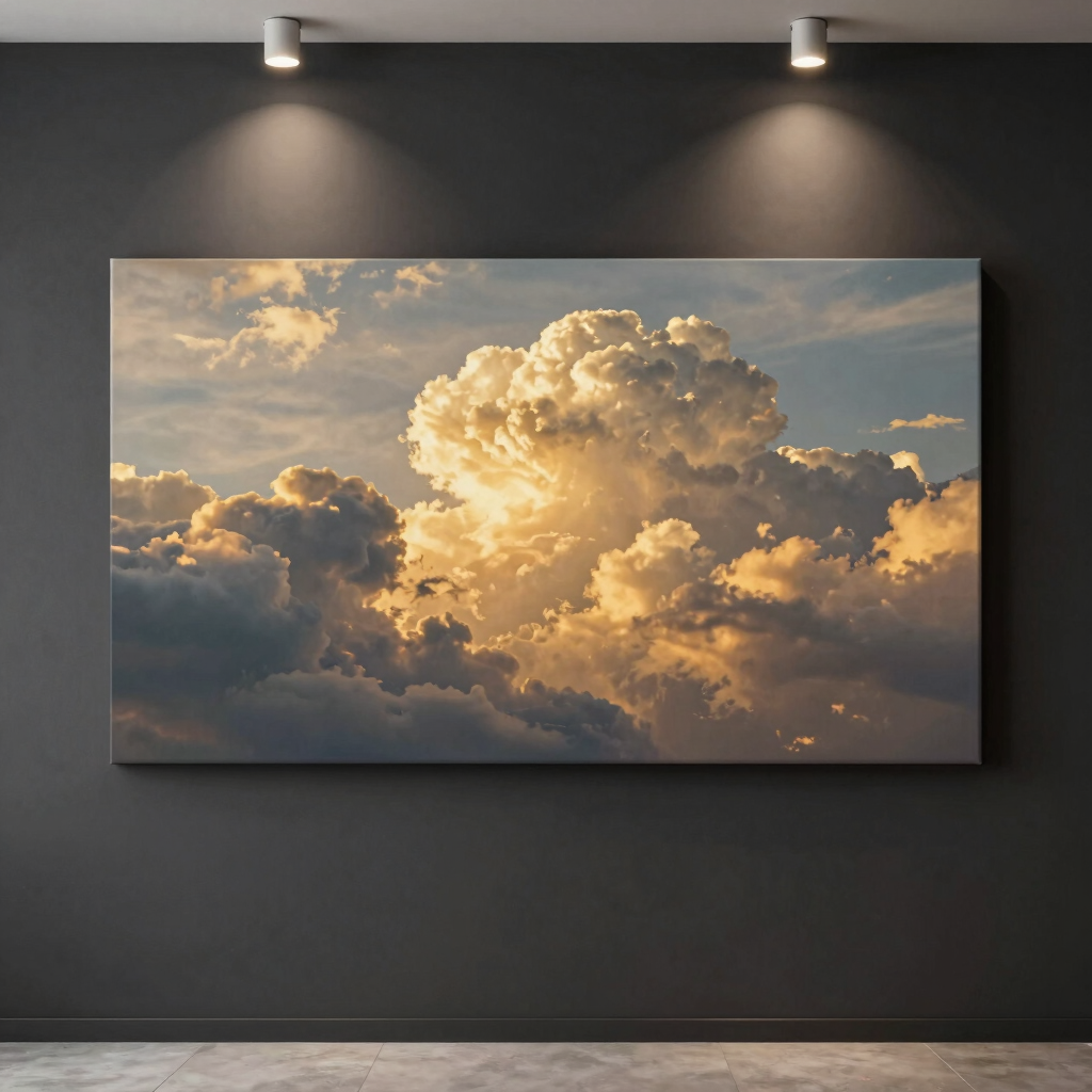 Heavenly Gates Opening Canvas