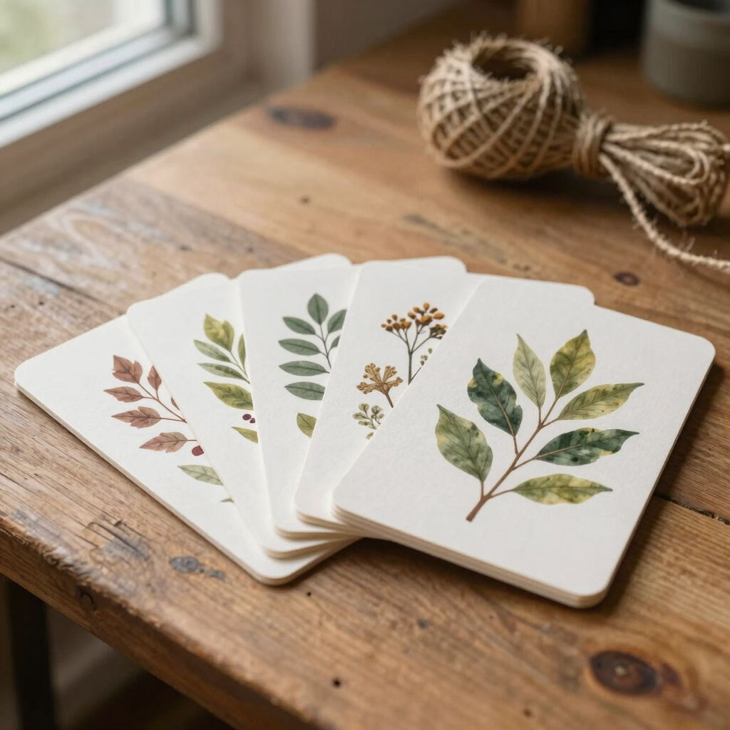 Inkwell Botanical Stationery Set