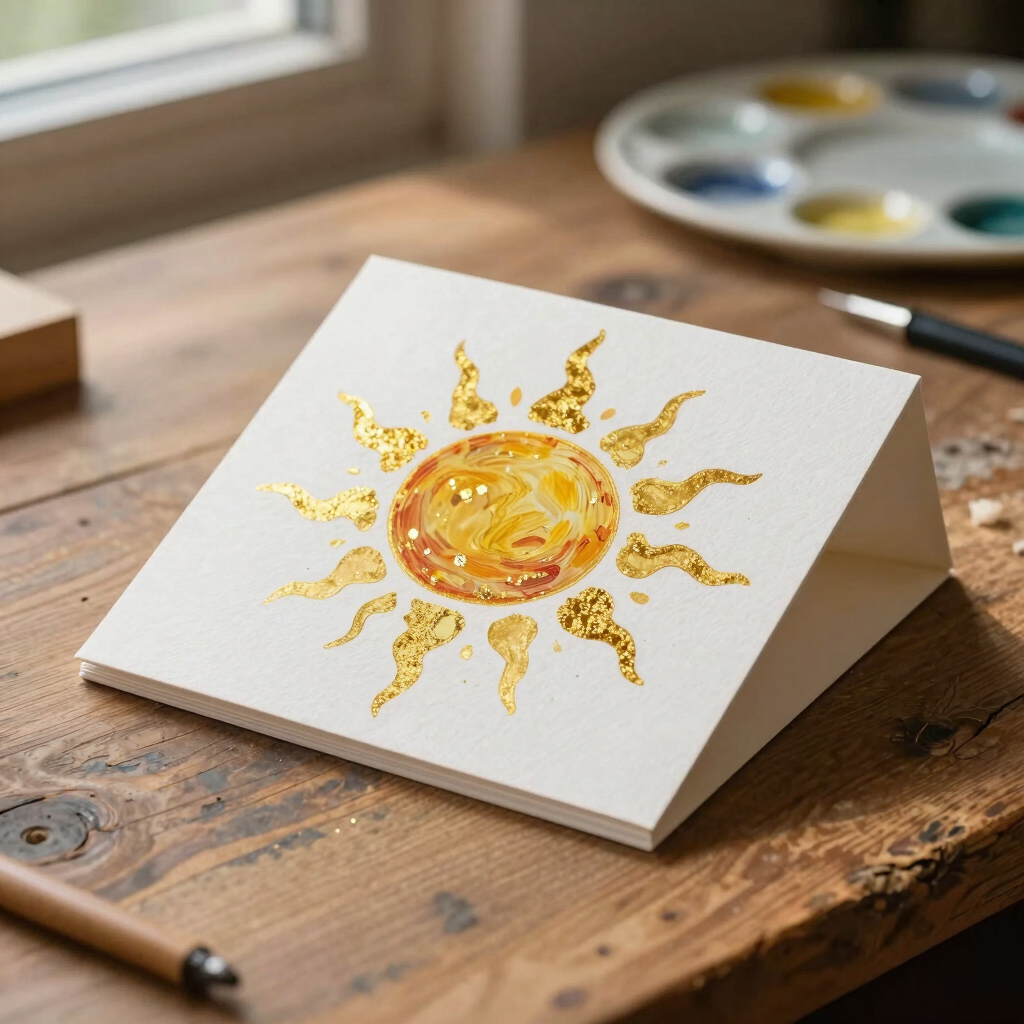 Golden Hour Anniversary Card