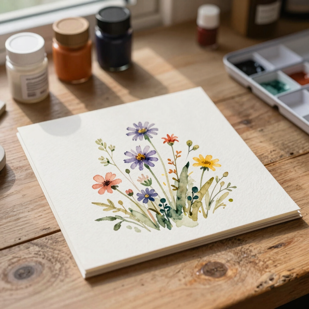 Wildflower Sympathy Card