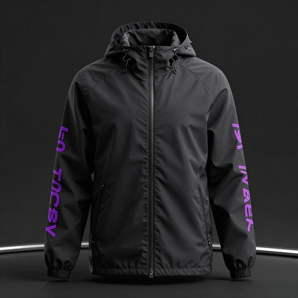 Neural Overlay Custom Windbreaker