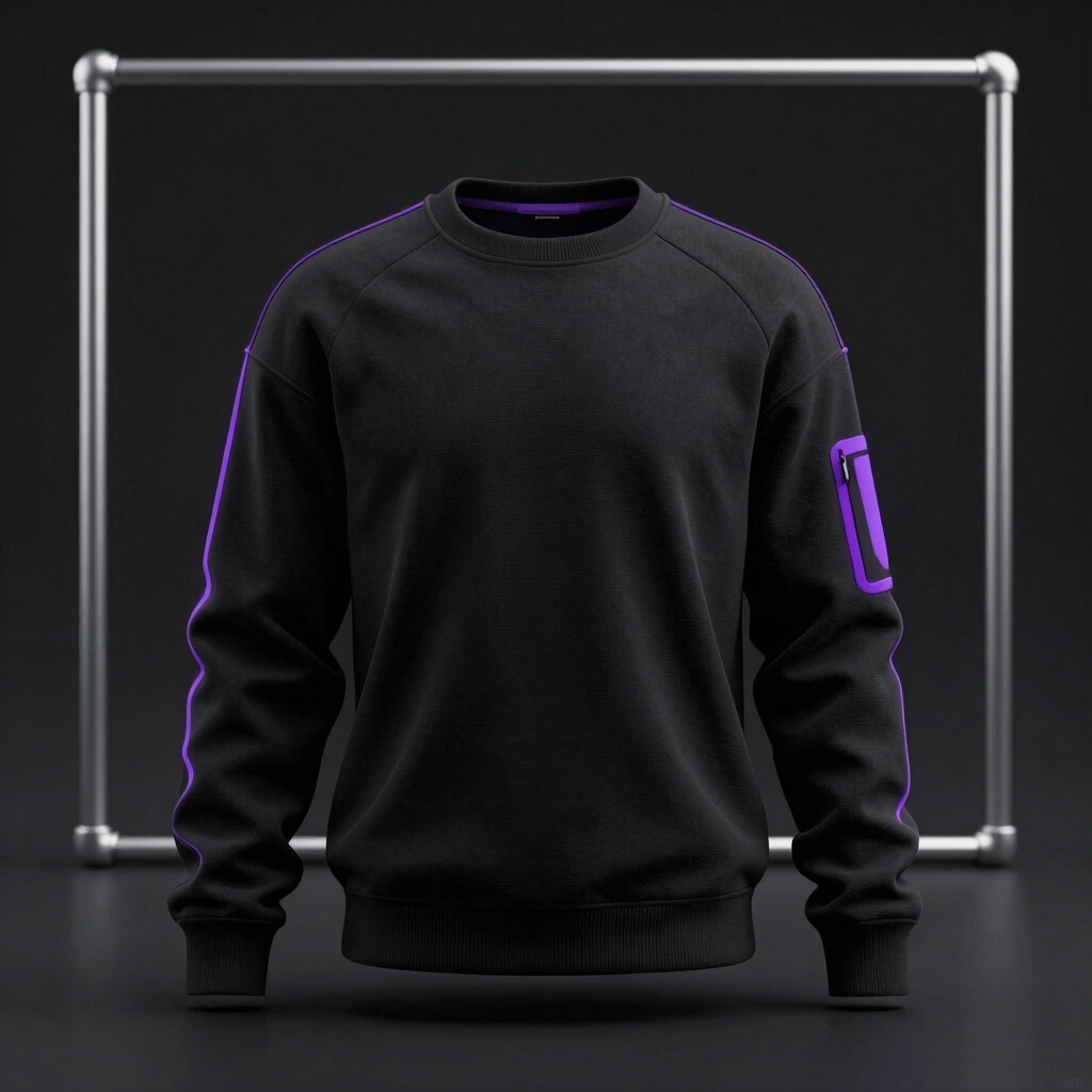 Cyber-Knit Custom Sweatshirt