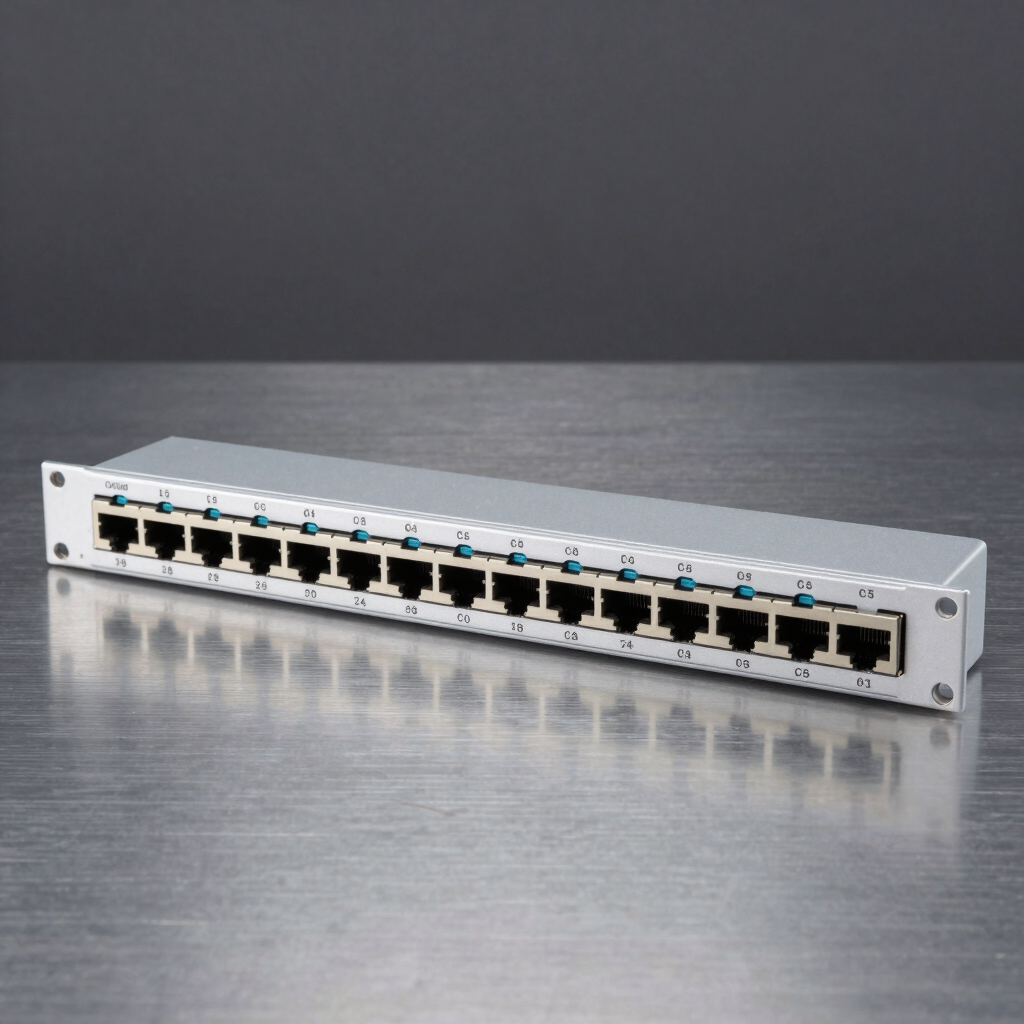 LinePro 24-Port CAT6A Shielded Patch Panel