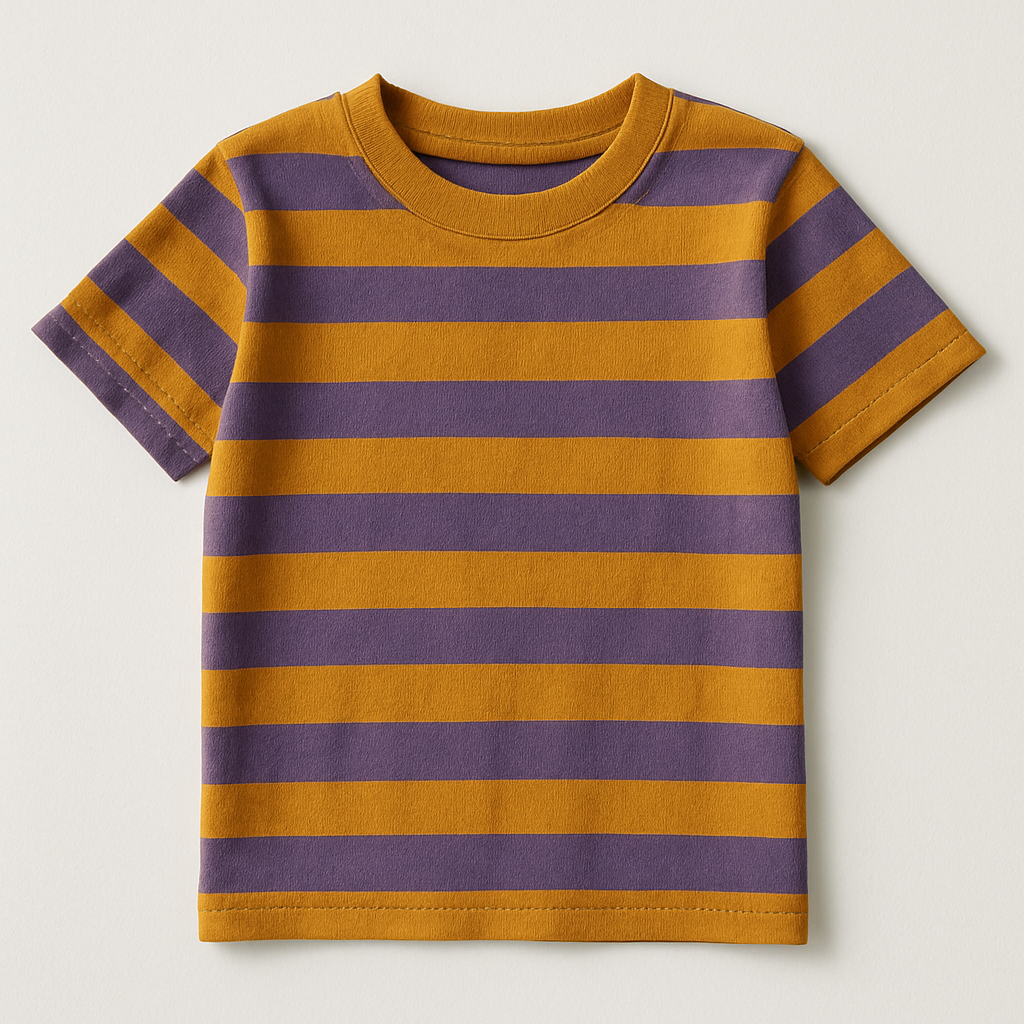 La Marinière Ocre et Violet