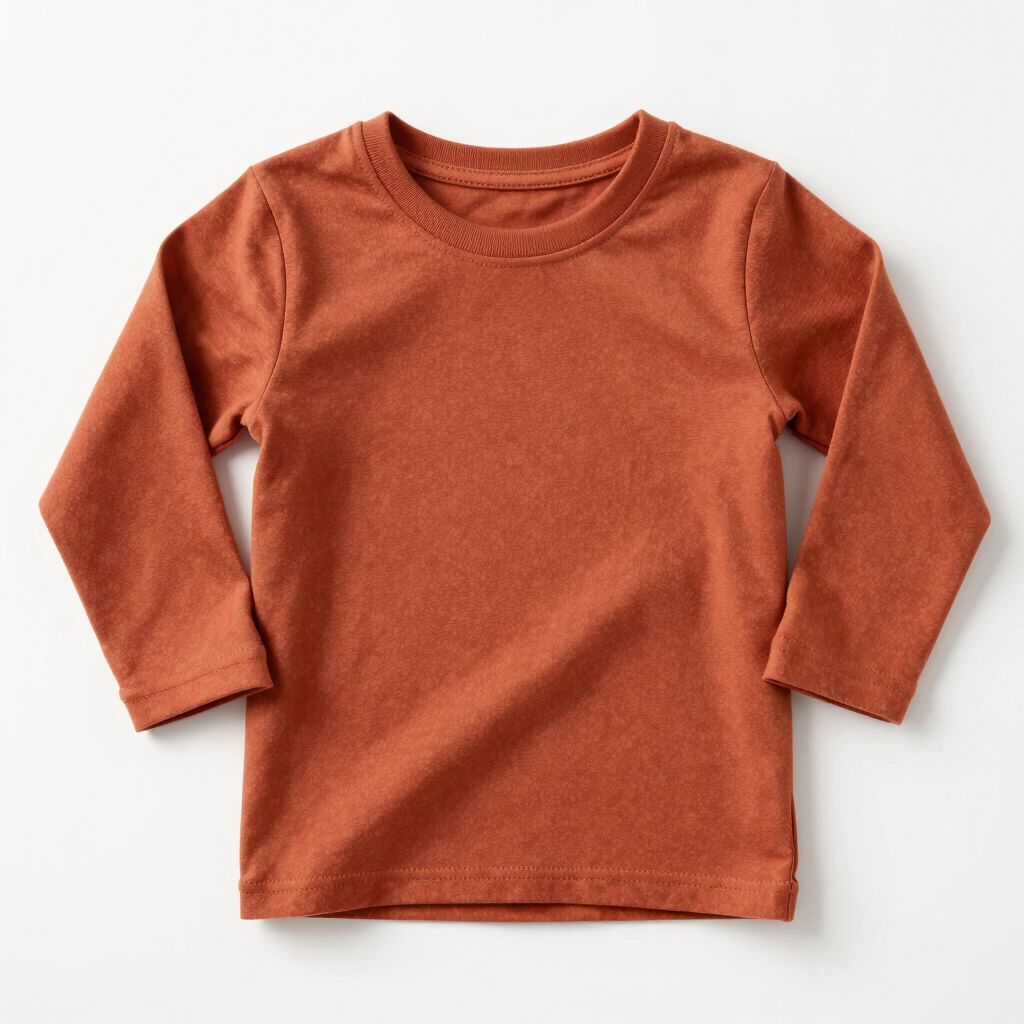 Le T-Shirt Manches Longues Terracotta