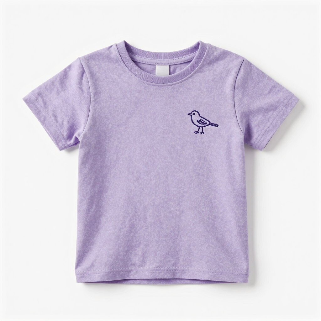 Le T-Shirt Brodé Oiseau