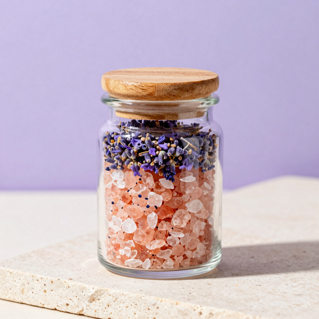 Garam Mandi Eksfoliasi Lavender
