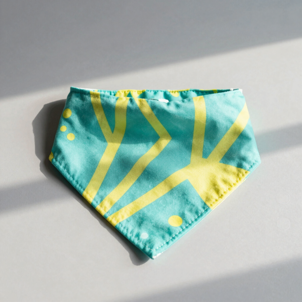 Bandana Reversible Celaya Turquesa