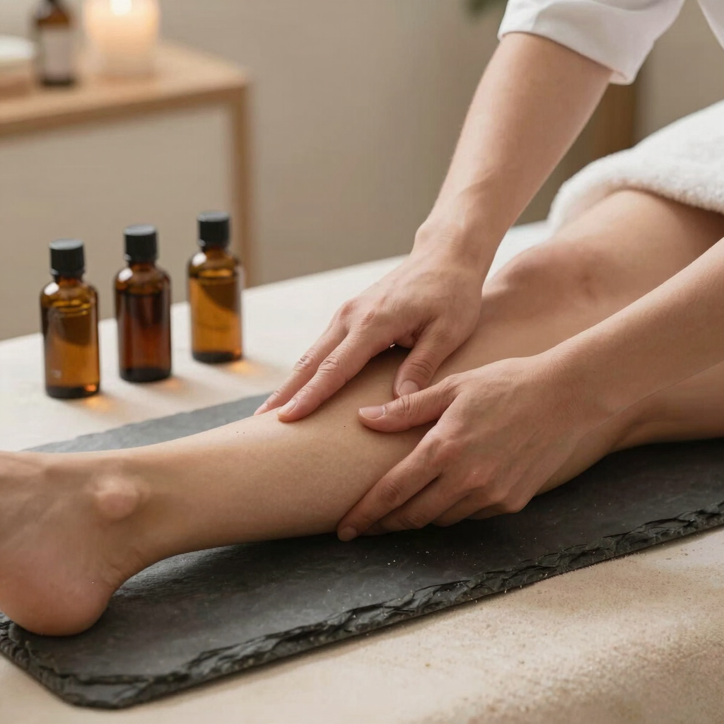 Masaje Circulatorio para Piernas Cansadas