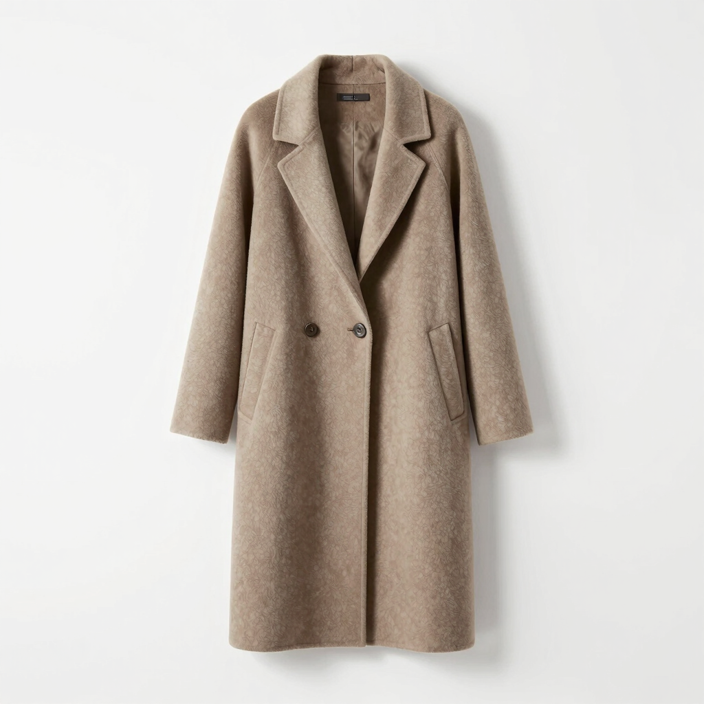 Minimalist Wool-Blend Coat