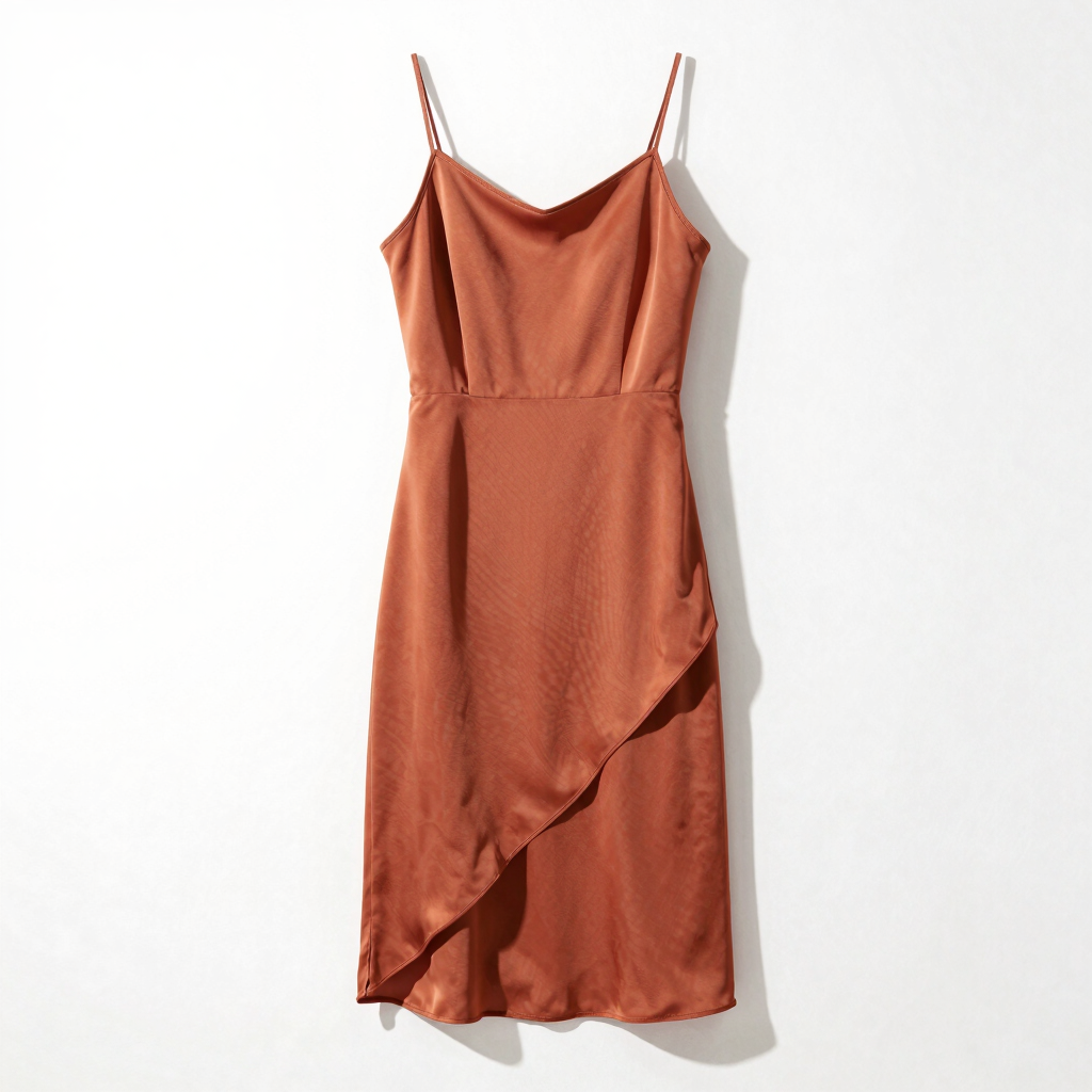 Silk-Blend Bias Slip Dress