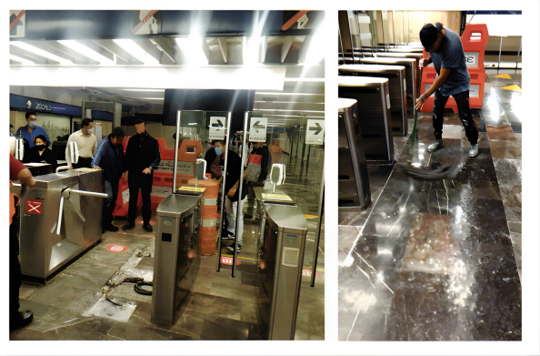 Mantenimiento Metro CDMX Estación Zócalo
