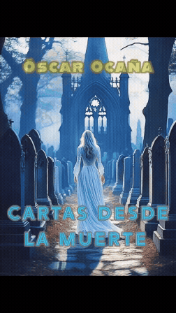 Gif de la portada de "Cartas desde la Muerte", libro de Óscar Ocaña Parrón
