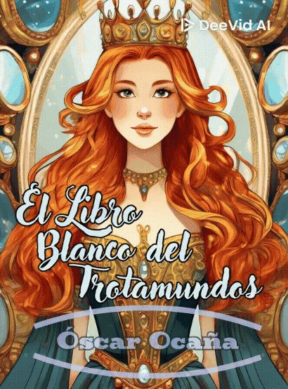 Gif de la portada de "El libro blanco del trotamundos" de Óscar Ocaña Parrón