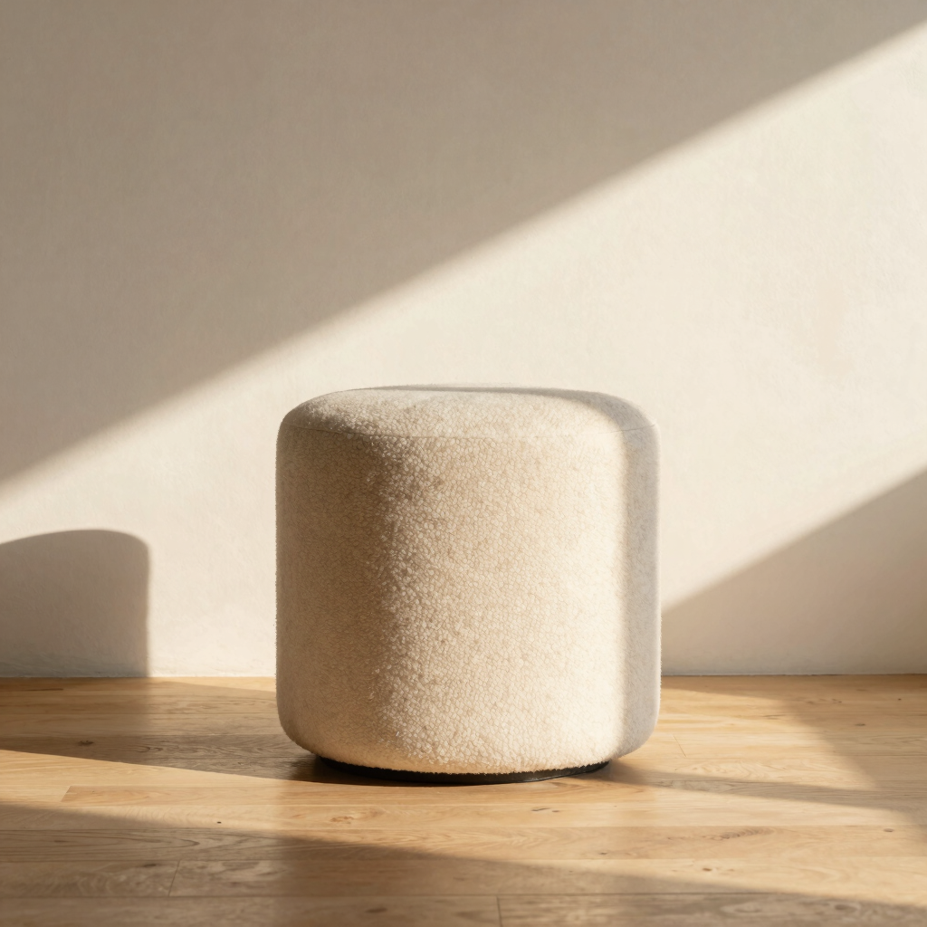 Kier Channel Tufted Stool