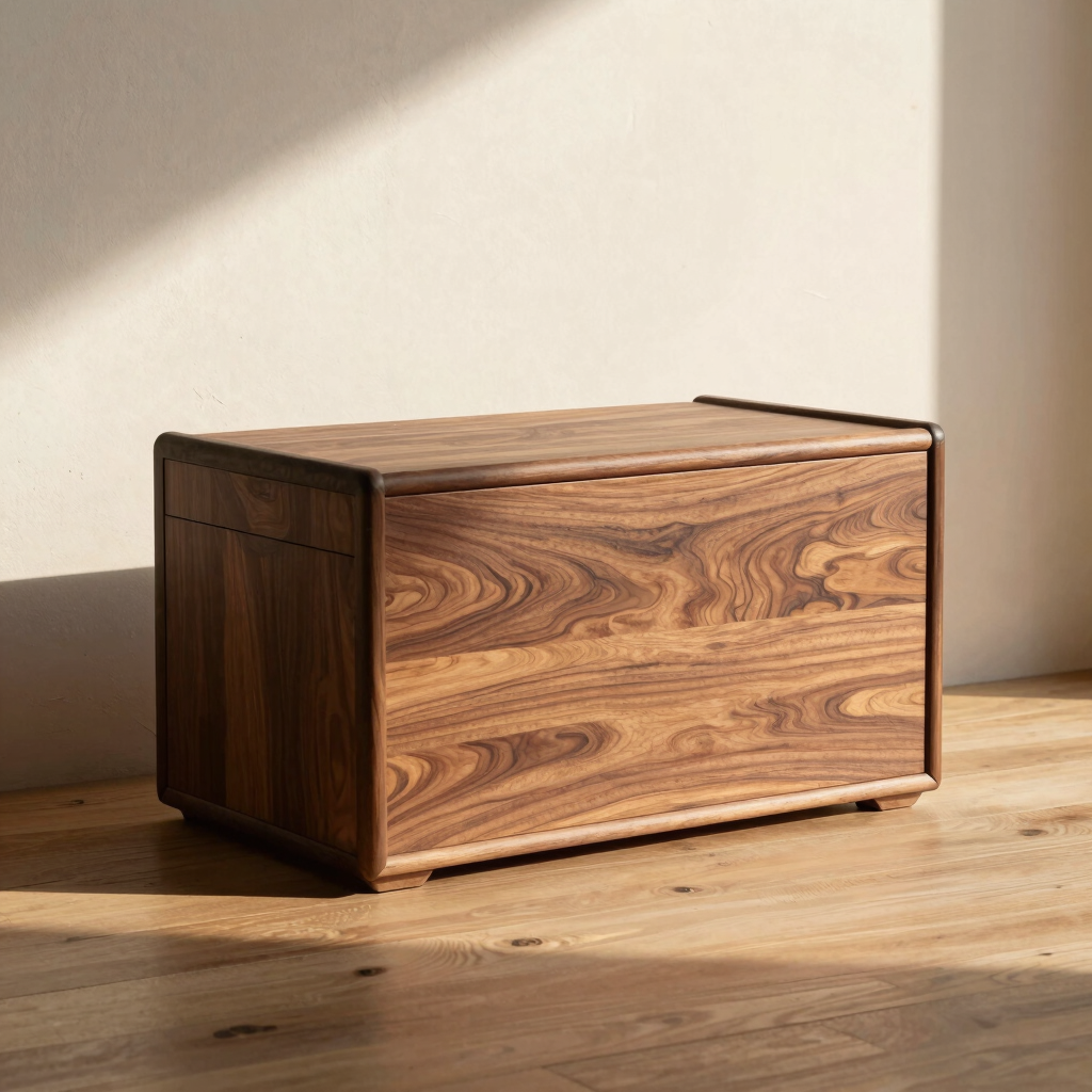 Halen Walnut Flip Lid Trunk