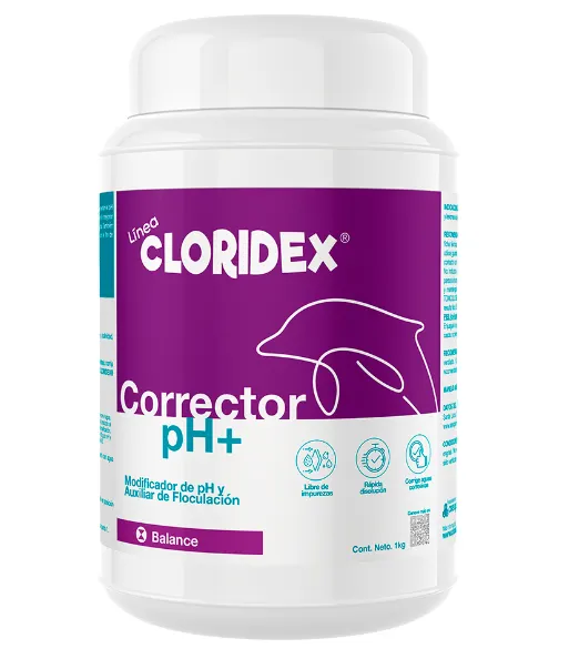 Corrector Ph+ Cloridex para piscina