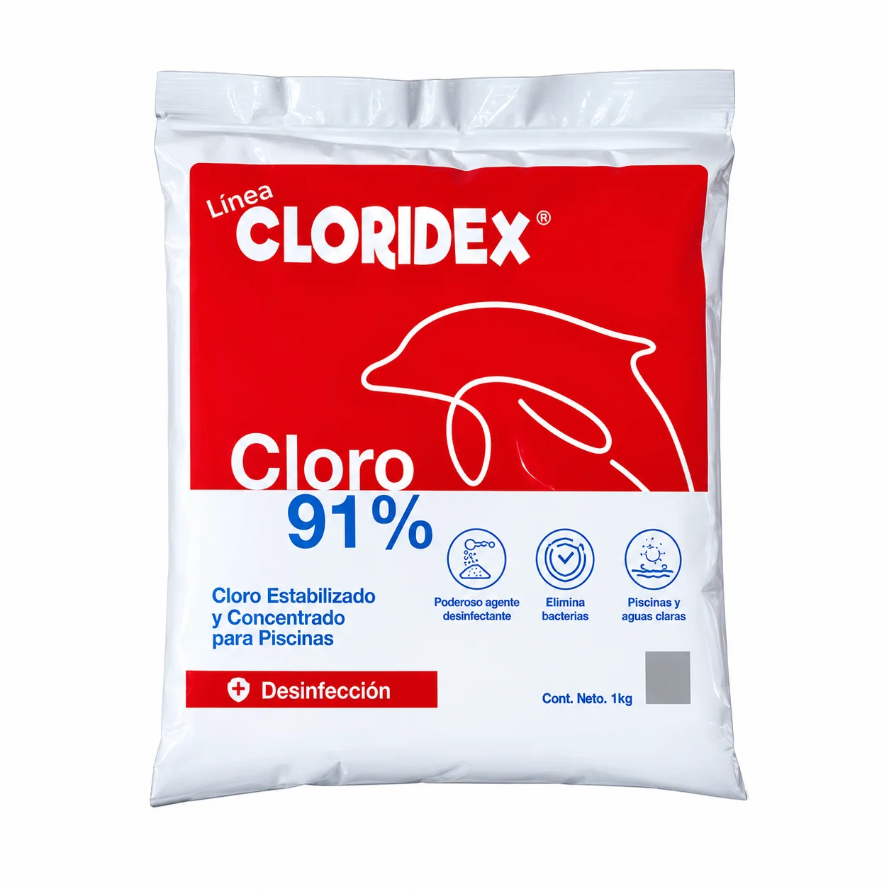 Cloro Cloridex para piscina