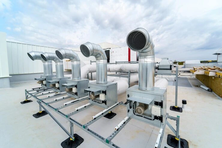 Climatización Industrial - Sistema de control de temperatura y humedad para instalaciones industriales