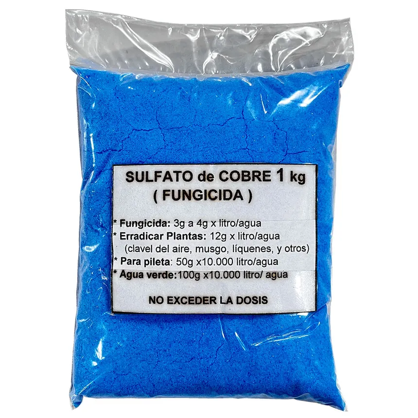 Sulfato de cobre para piscina