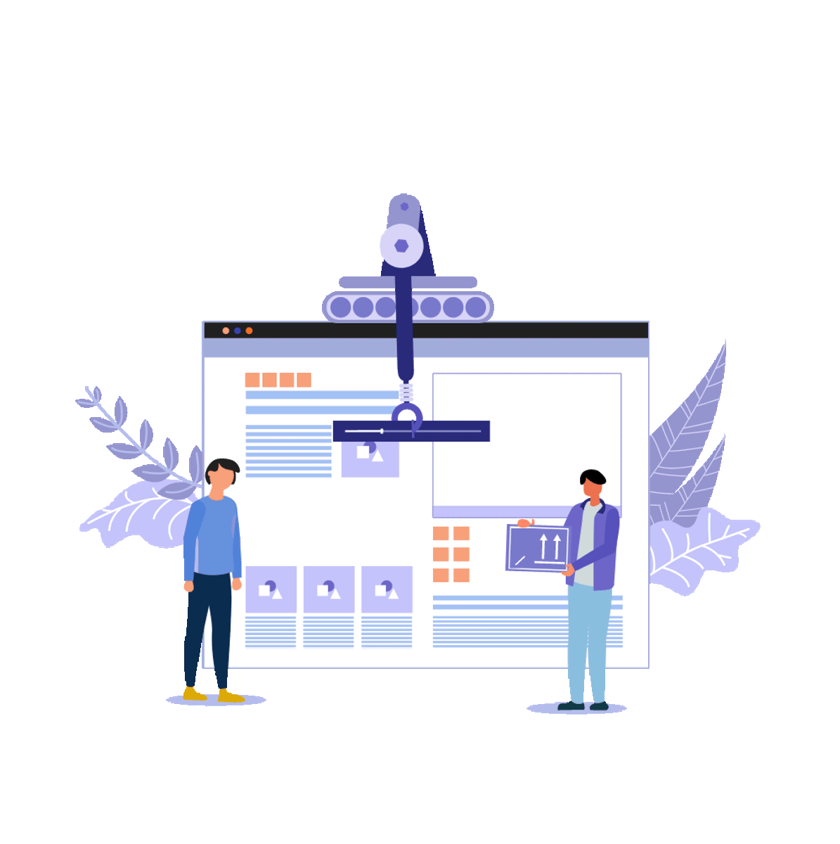 How to design website BAOS