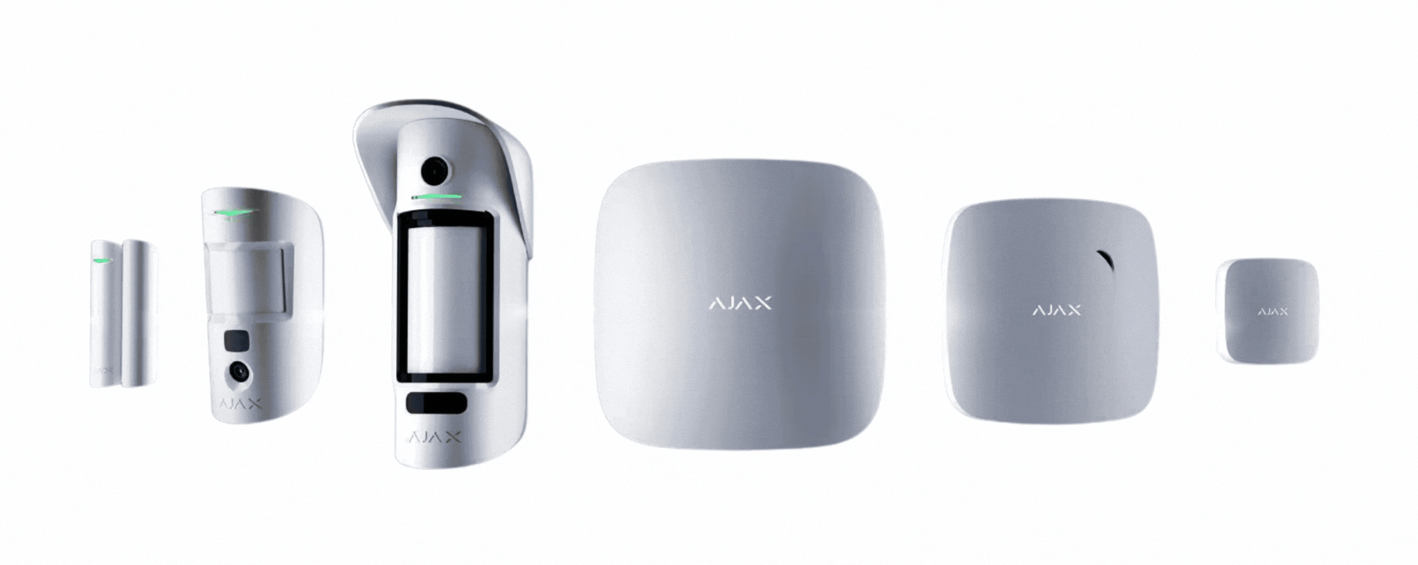 Presentación de los diferentes productos de Ajax, incendio, cámaras de videovigilancia, automatización.