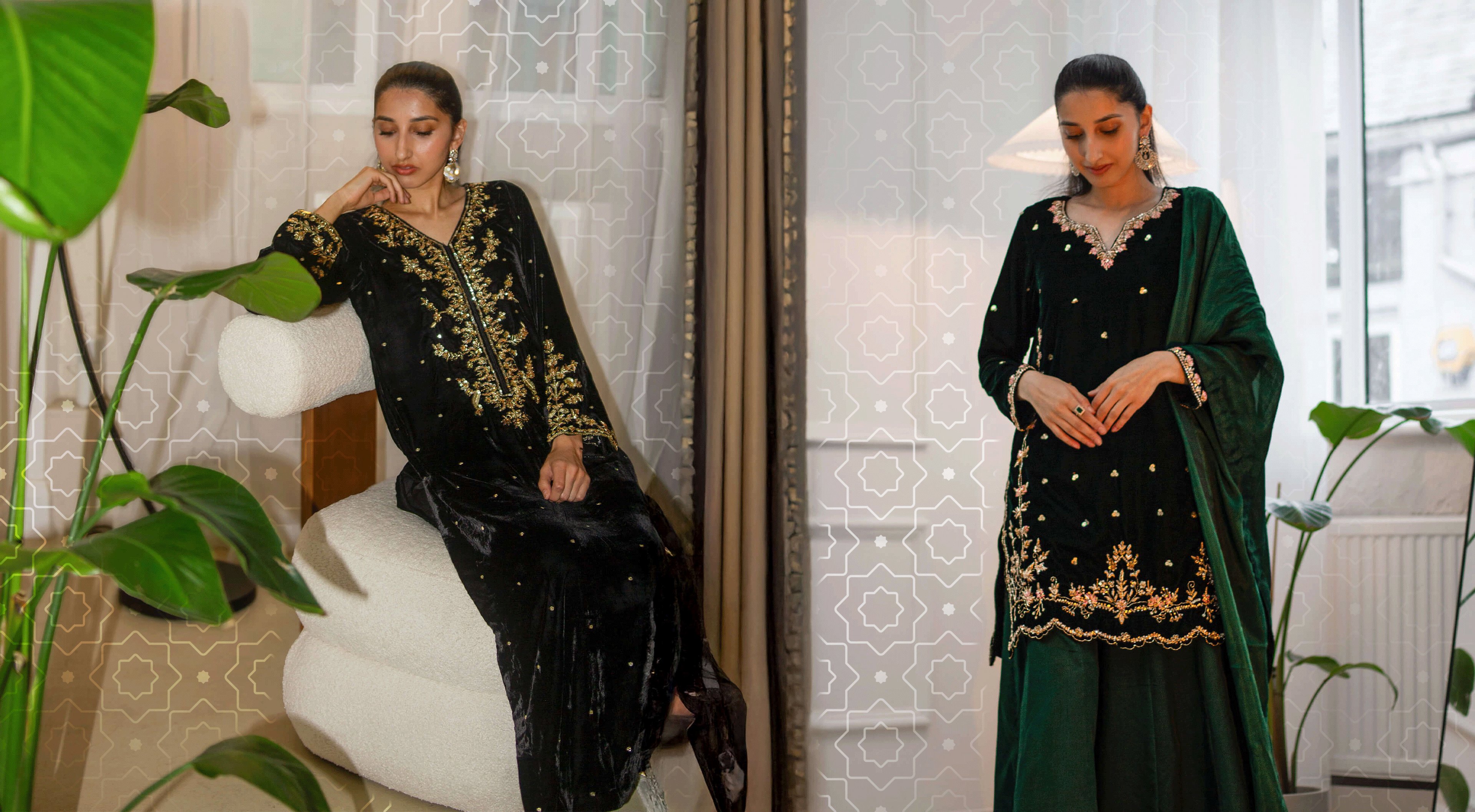 black and white bed linen