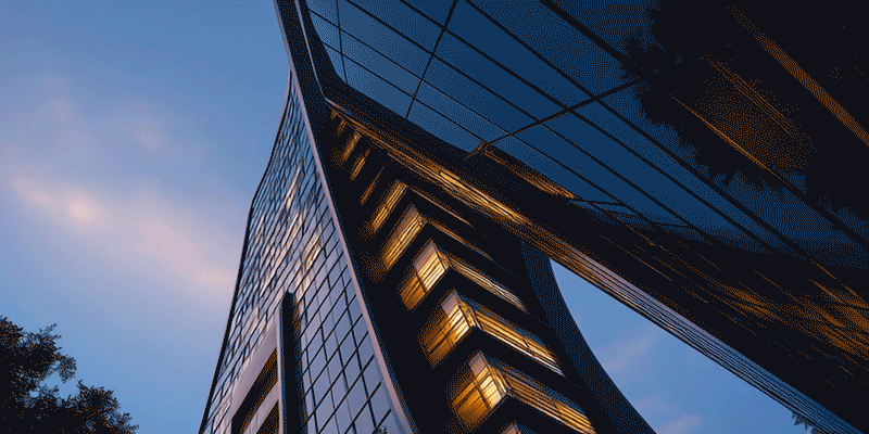 architectural photography of gray concrete building