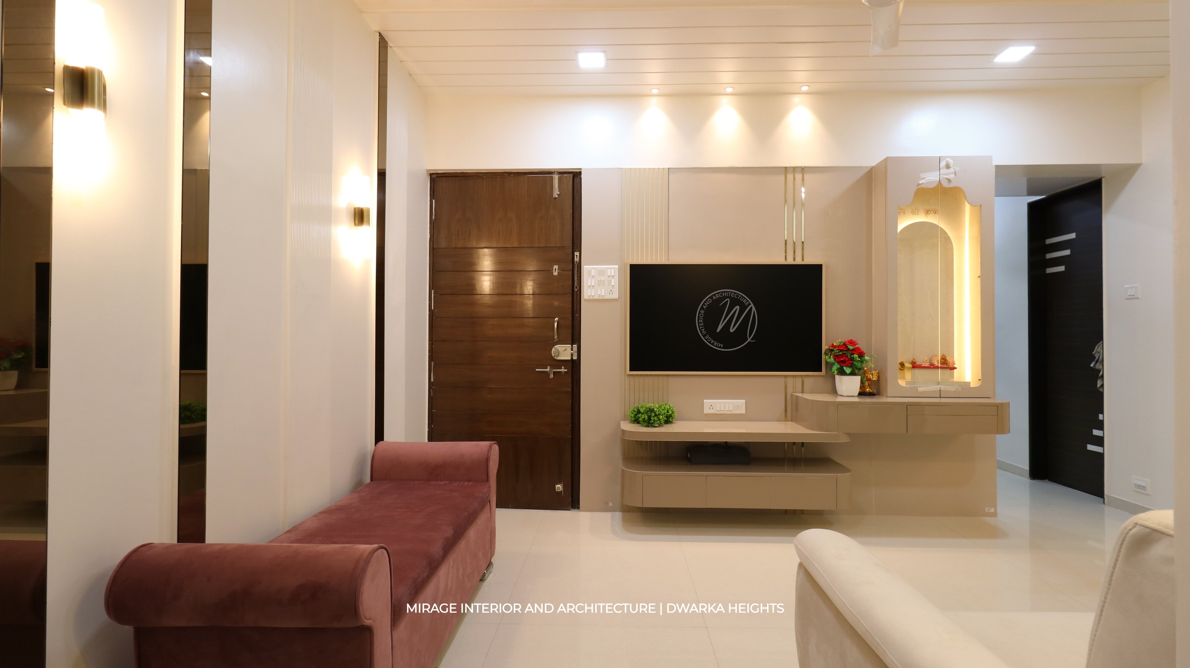 2BHK - New Neutral Beige Undertones Interior Pune Dwarka Living Interior 4 Mirage Interior And Architecture M2WlyaGgOyc2KvPo