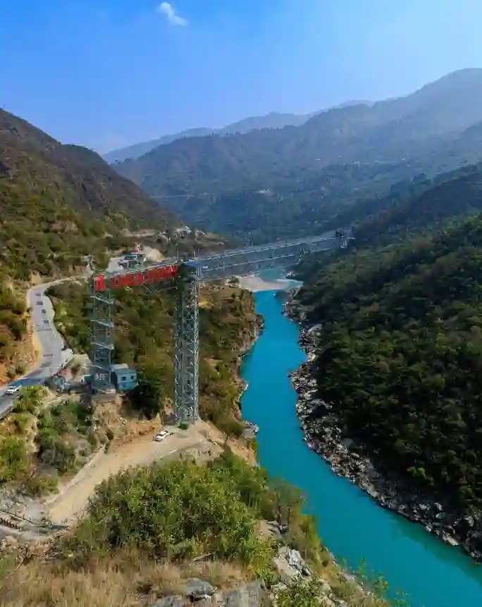 High adrenaline activities in India — bungee jumping, giant swing, zipline, sky cycling