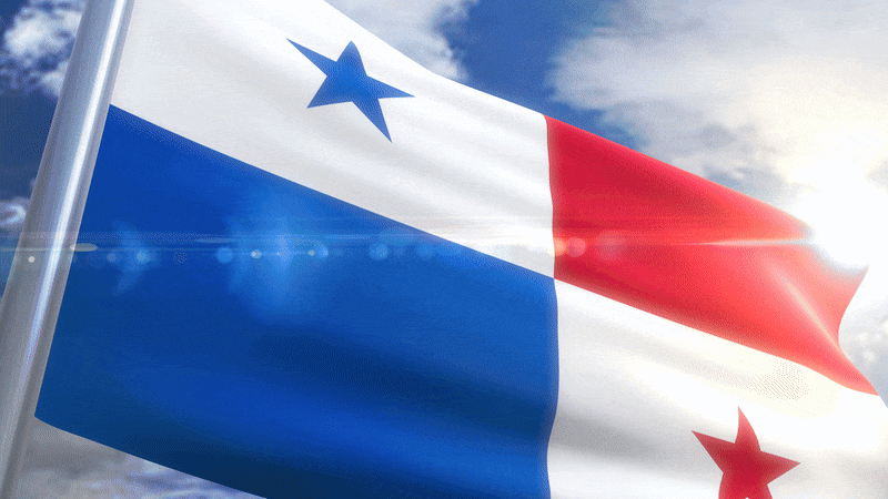 an abstract photo of a curved building with a blue sky in the background