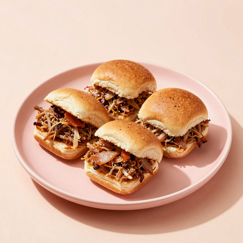 Smoked Hickory Pulled Pork Sliders