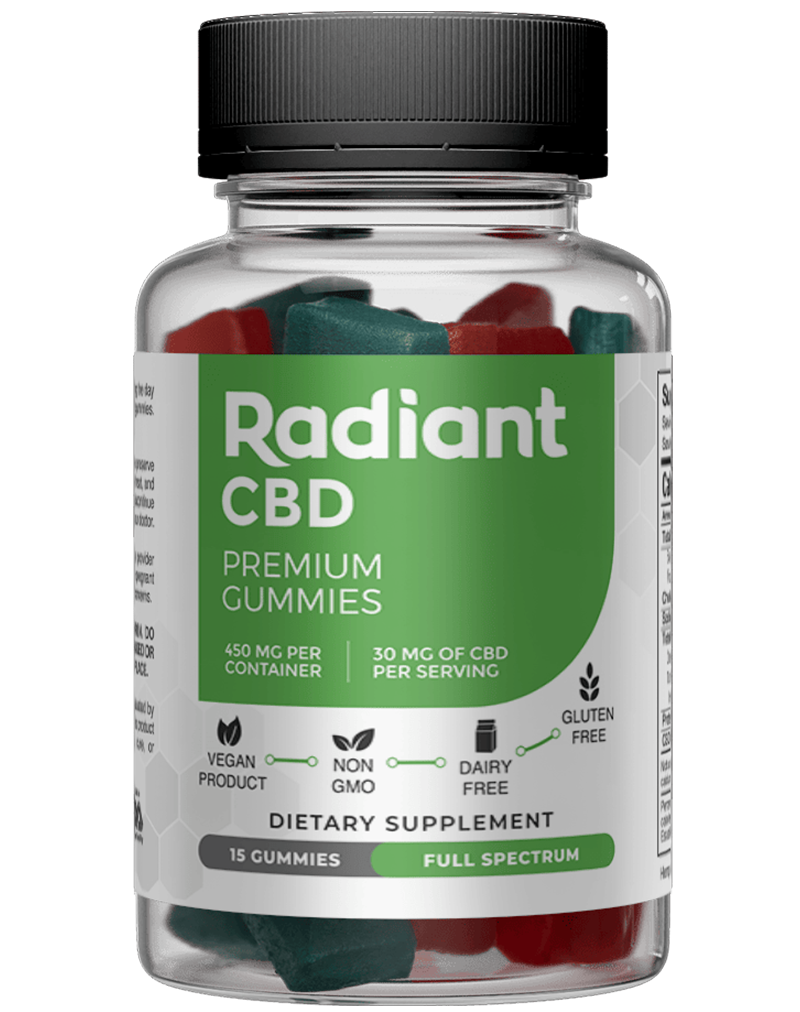 Radiant CBD Gummies USA Bottle
