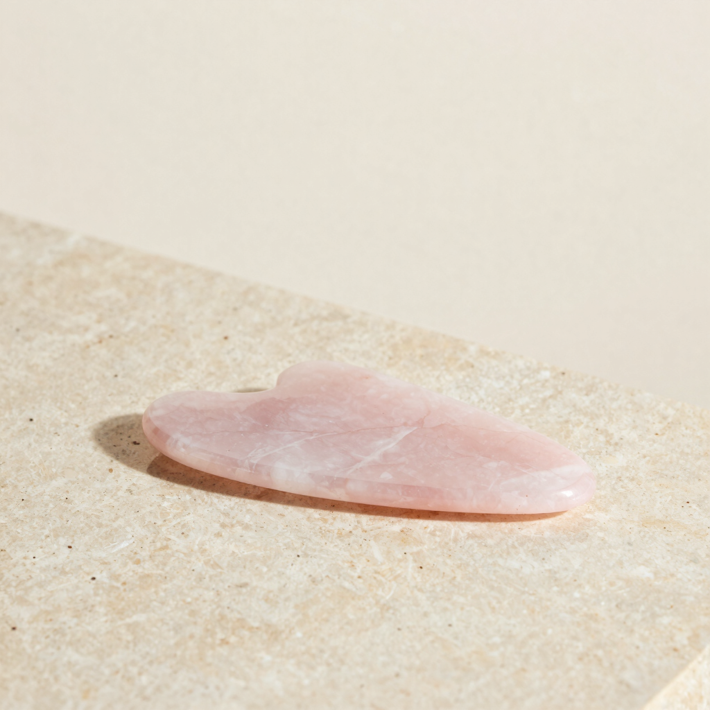 Massageador Gua Sha de Quartzo