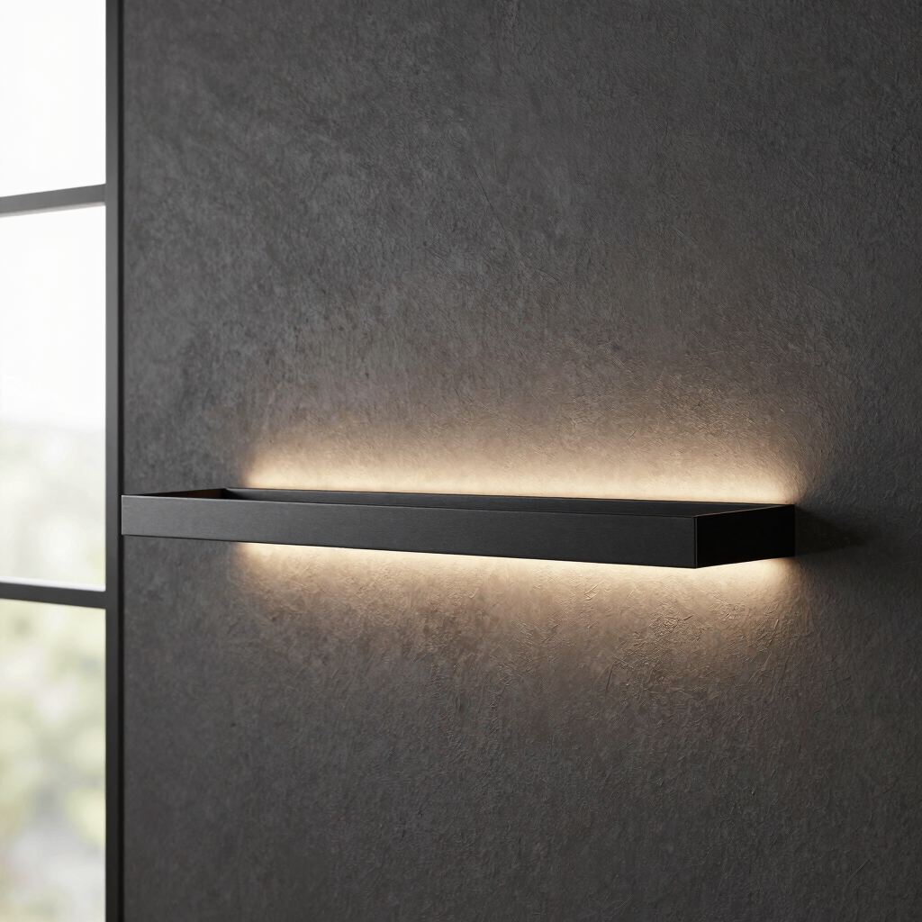 Conduit Floating LED Shelf