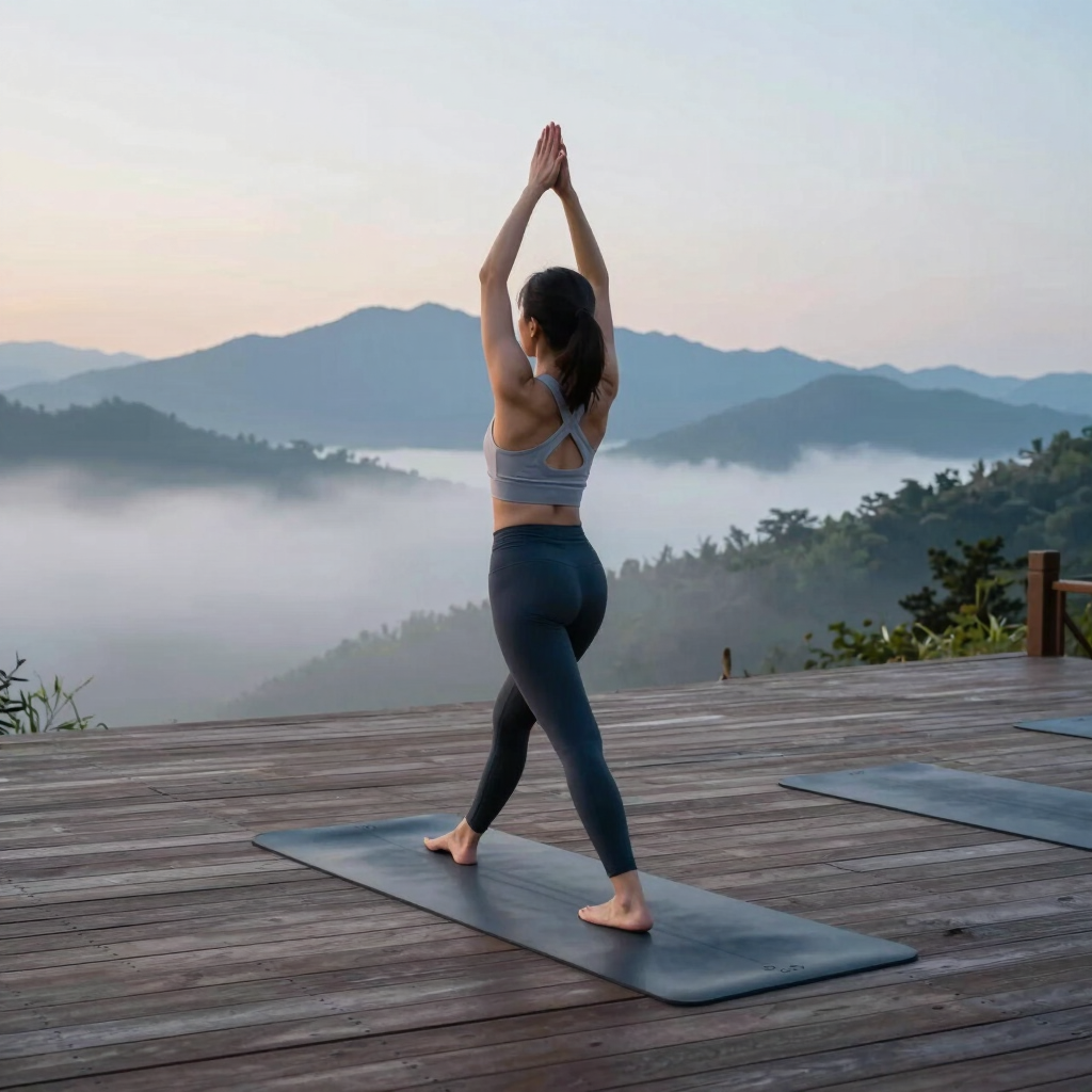 Private Sunrise Deck Yoga