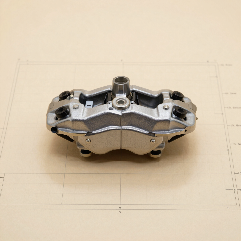 Dual-Piston Hydraulic Brake Caliper