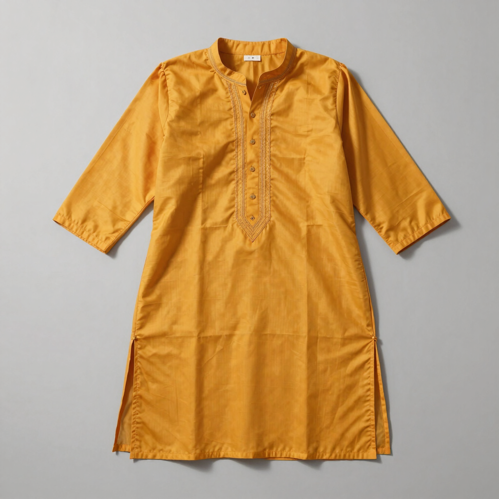 Saffron Georgette Shalwar Kameez