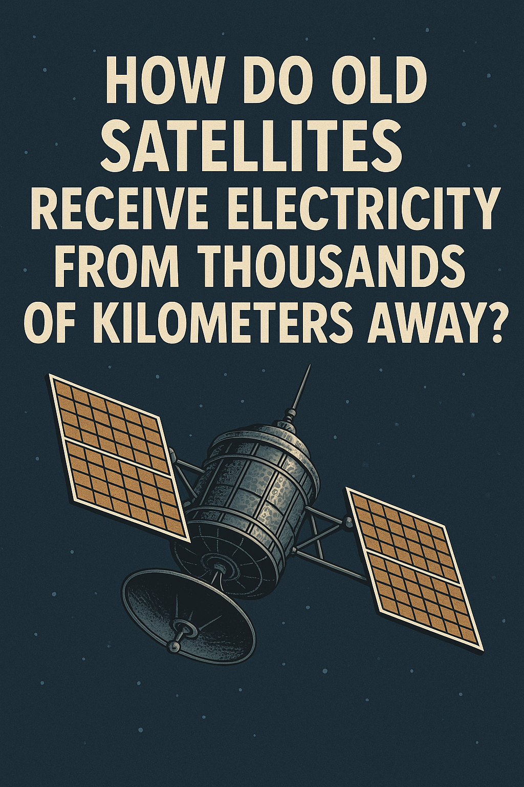 How Do Old Satellites Receive Electricity from Thousands of Kilometers Away?