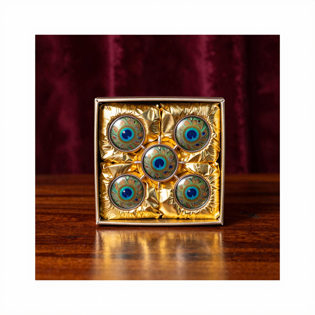 Deluxe Peacock Wheel Ground Spinners