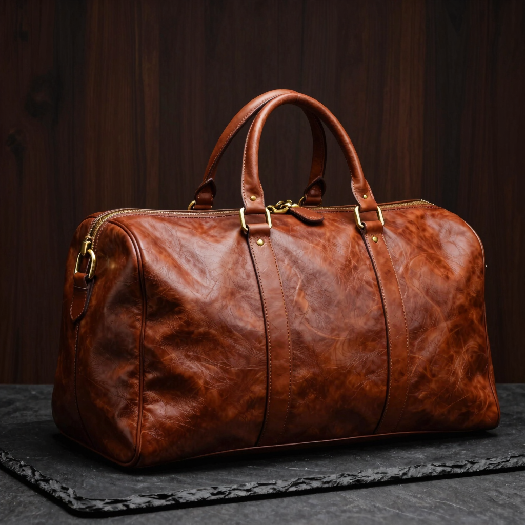 Sovereign Full-Grain Leather Duffle