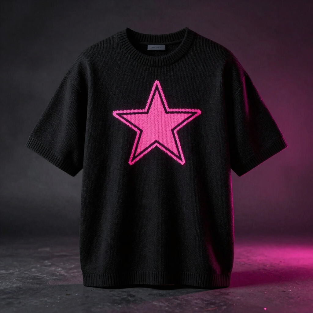 T-Shirt Cosmic Star Noir