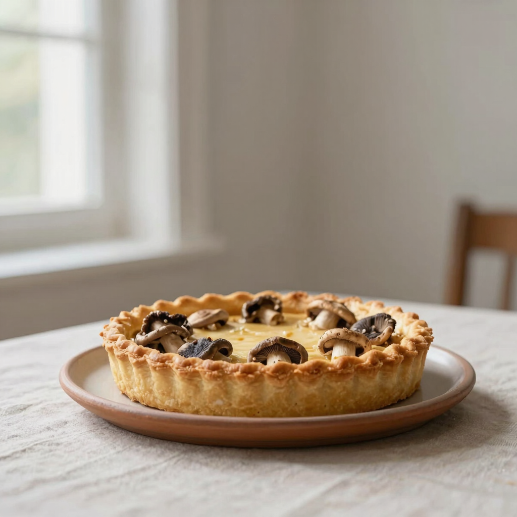 Forest Mushroom and Thyme Tart