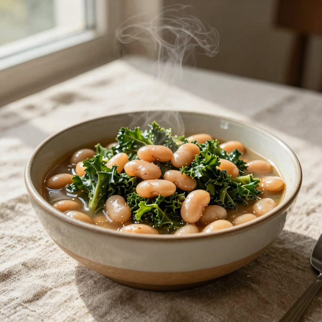 Heirloom Bean and Greens Stew