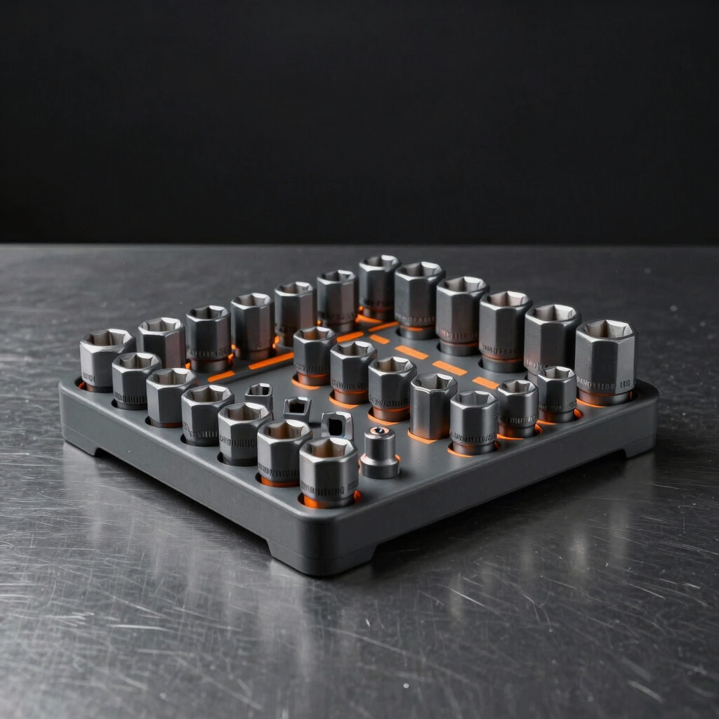 Forge-Chrome Metric Impact Socket Set