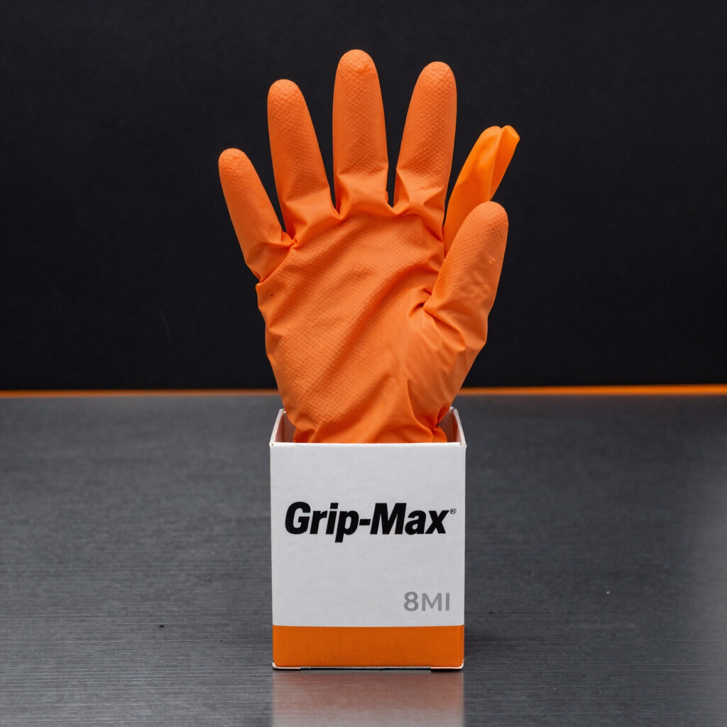 Grip-Max 8mil Textured Nitrile Gloves