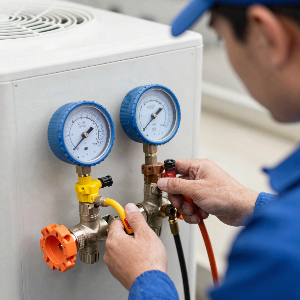Refrigerant Leak Detection & Recharge
